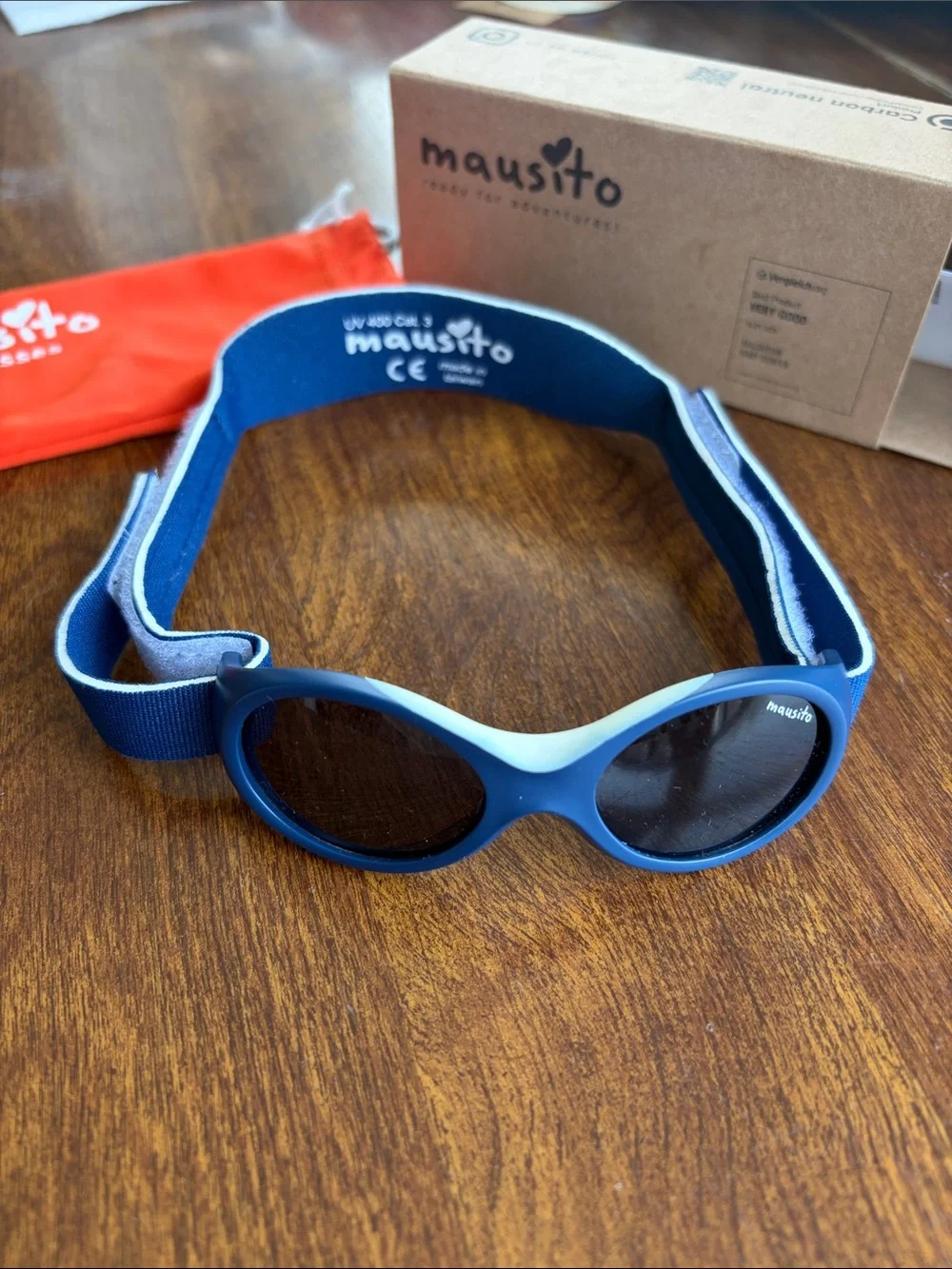 Mausito Kids Blue Adjustable Strap Sunglasses